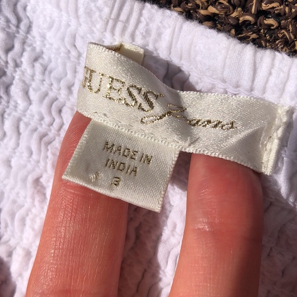 Guess Women’s Dress White Summer Size 3/S - Picture 3 of 5
